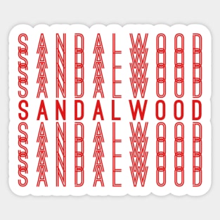 Sandalwood Kannada Indian Movies Repeating Red Text Gift Sticker